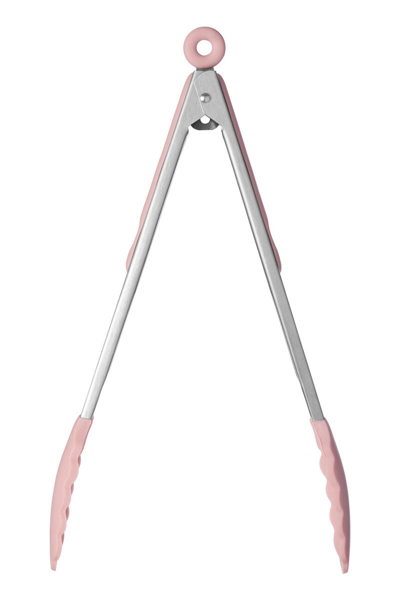 Light Pink Silicone Tongs