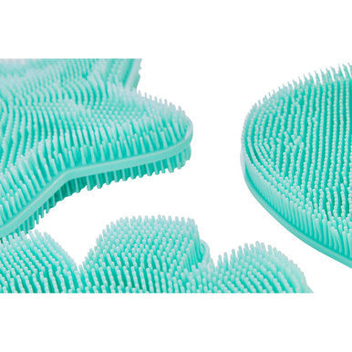 Set of 3 Teal Silicone Dish Scrubbers