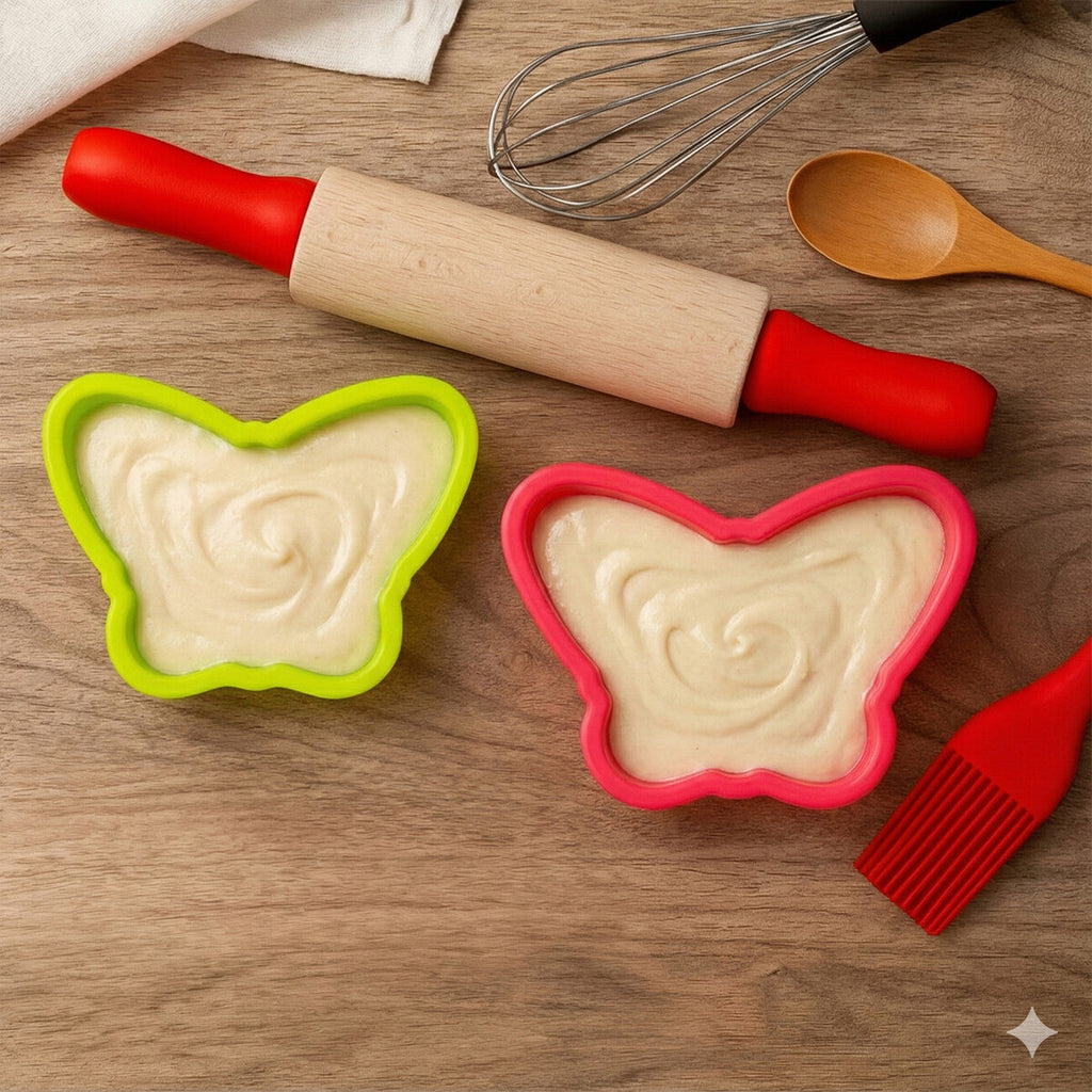 Silicone Butterfly Cake Moulds Set of Two