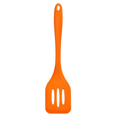 Orange Silicone Slotted Turner