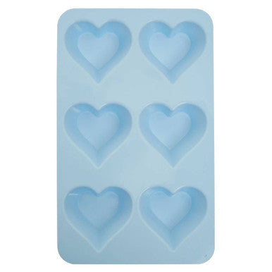 Pastel Blue Heart Shape Cake Mould