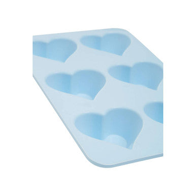 Pastel Blue Heart Shape Cake Mould