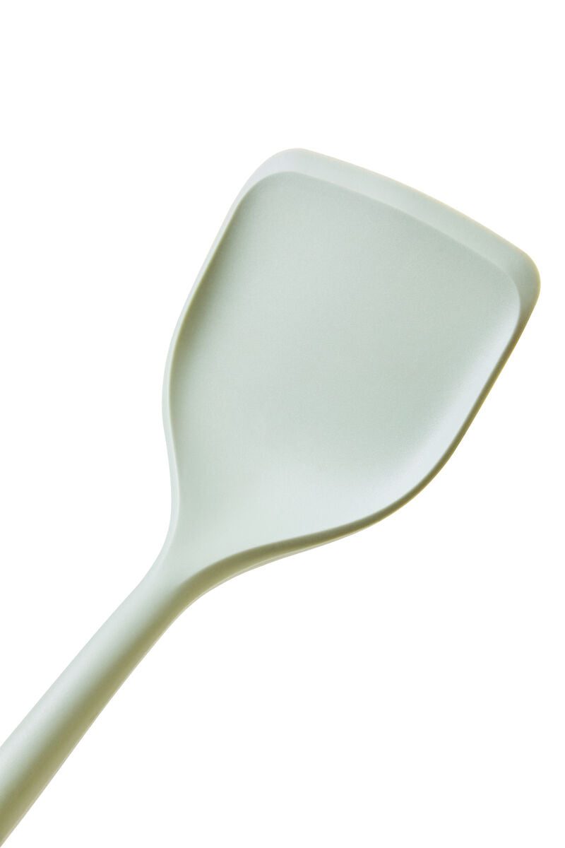 Sage Green Silicone Spatula with Wooden Handle