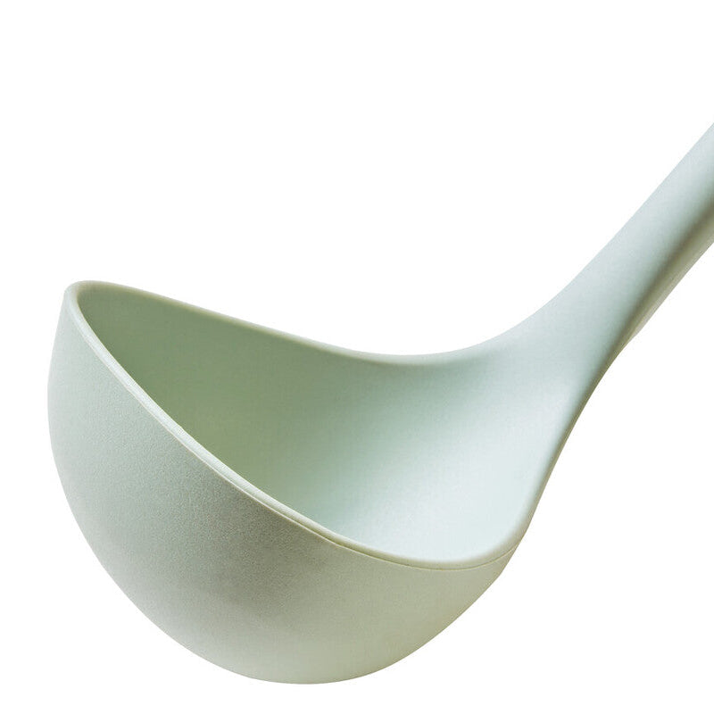 Nova Sage Green Silicone Ladle with Round Wood Handle