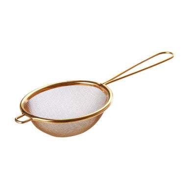 Small Gold Round Sieve