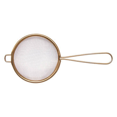 Small Gold Round Sieve