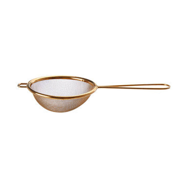 Small Gold Round Sieve