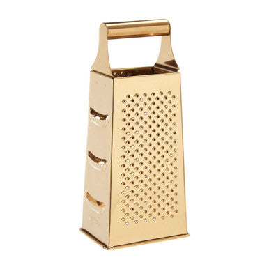 Large Gold Finish Box Grater
