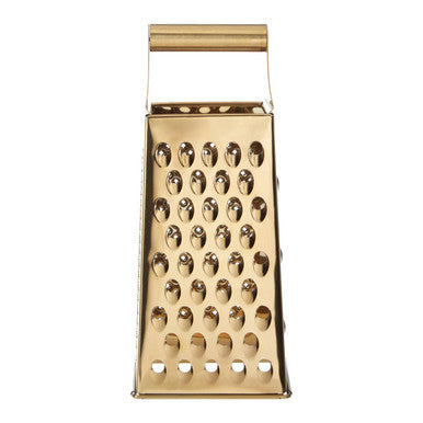 Large Gold Finish Box Grater