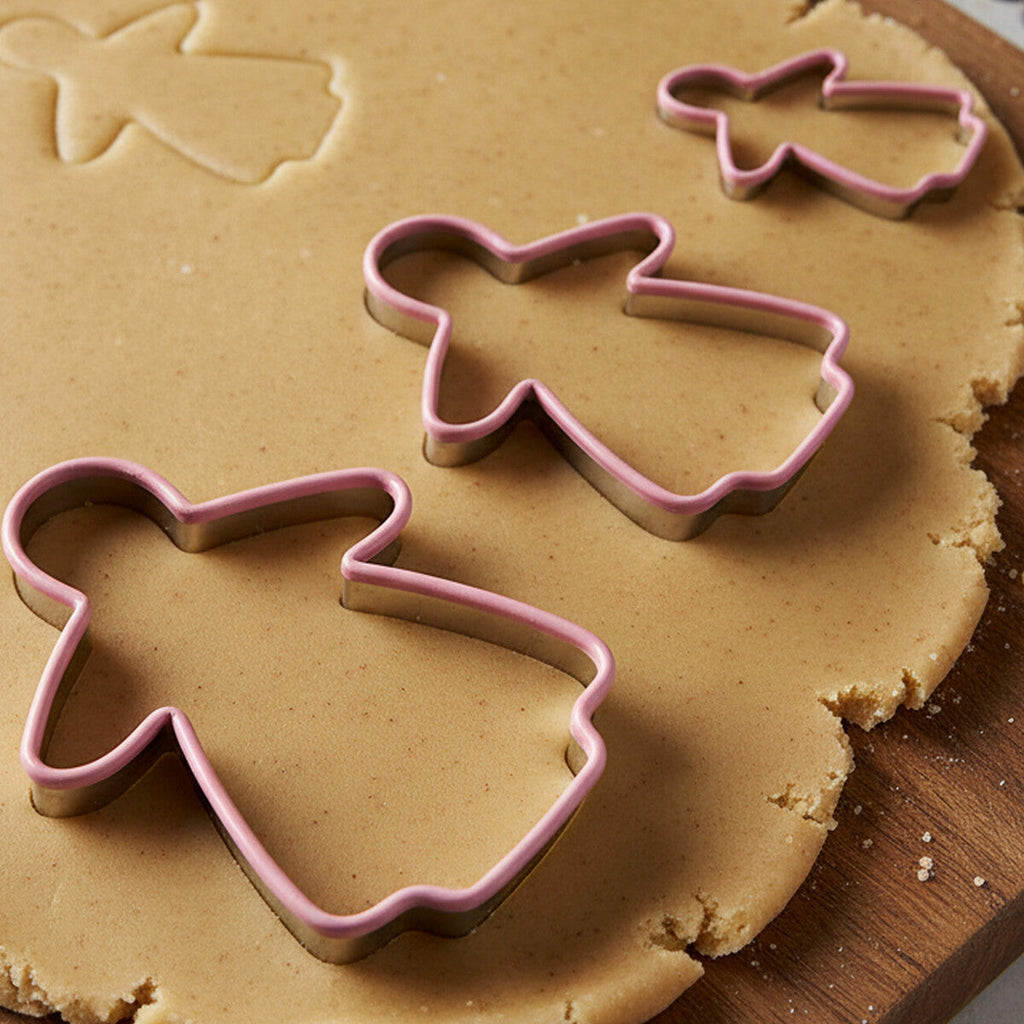 Gingerbread Lady Cookie Cutter Set - 3 Piece Nesting Design