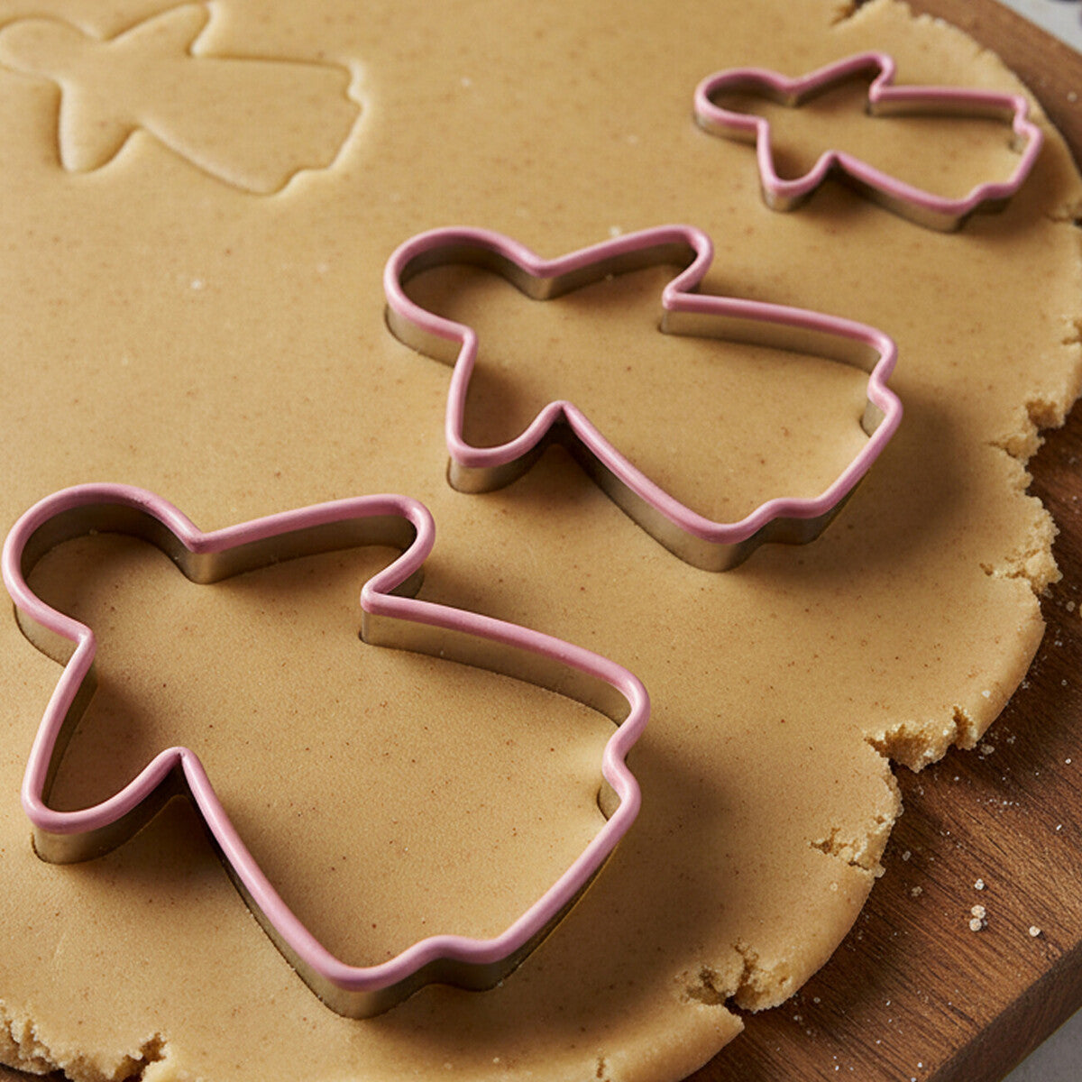 Gingerbread Lady Cookie Cutter Set - 3 Piece Nesting Design