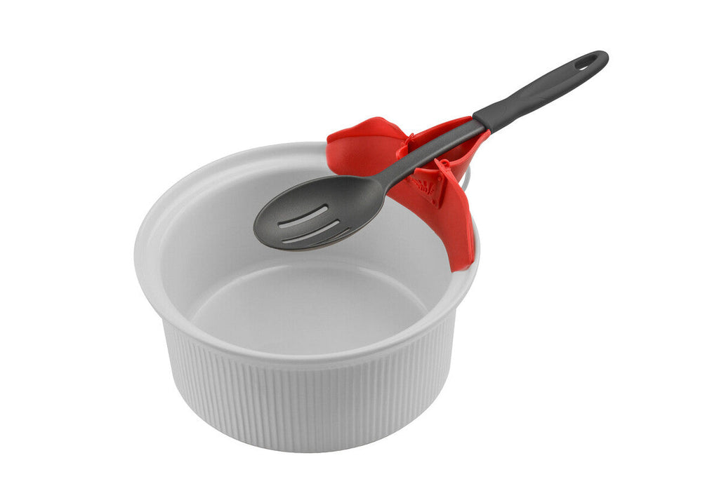Red Silicone Pouring Spout for Pots and Pans