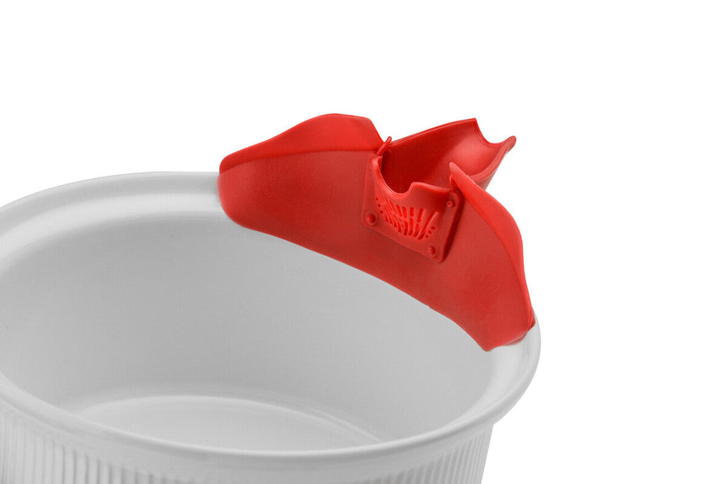 Red Silicone Pouring Spout for Pots and Pans