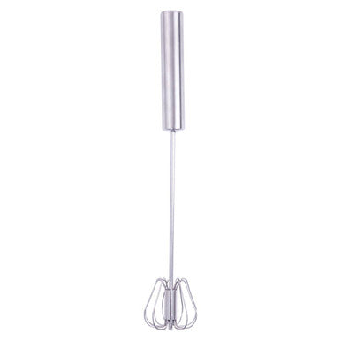 Press and Spin Stainless Steel Whisk 35cm