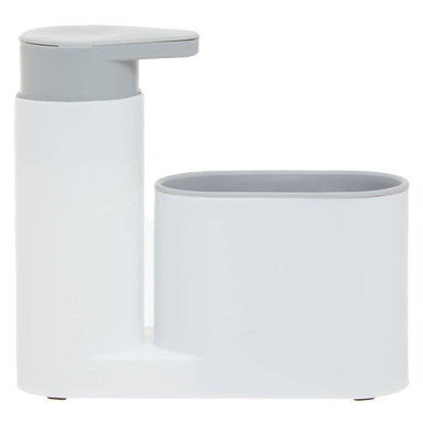 Grey Sink Tidy with Soap Pump