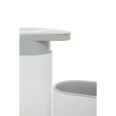 Grey Sink Tidy with Soap Pump