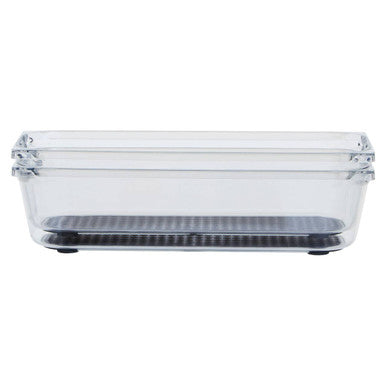 Small Set of Two Kitchen Drawer Organisers with Rubber Insert