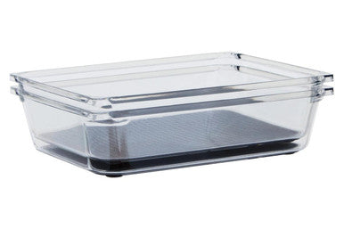 Medium Set of Two Kitchen Organisers with Rubber Insert