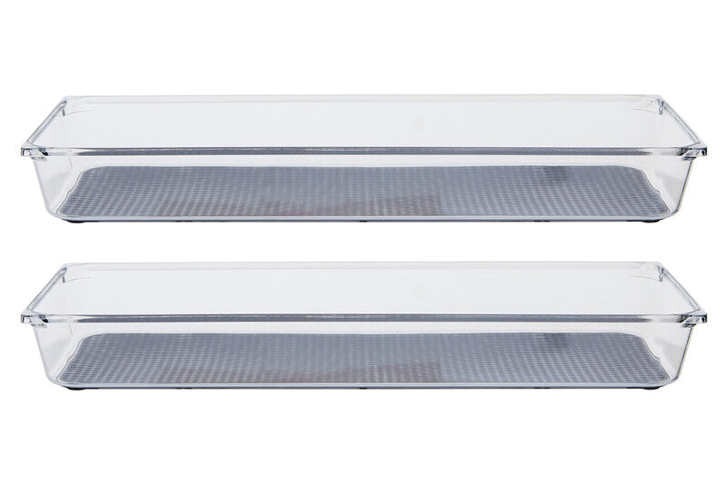 Large Set of Two Kitchen Organisers with Rubber Insert