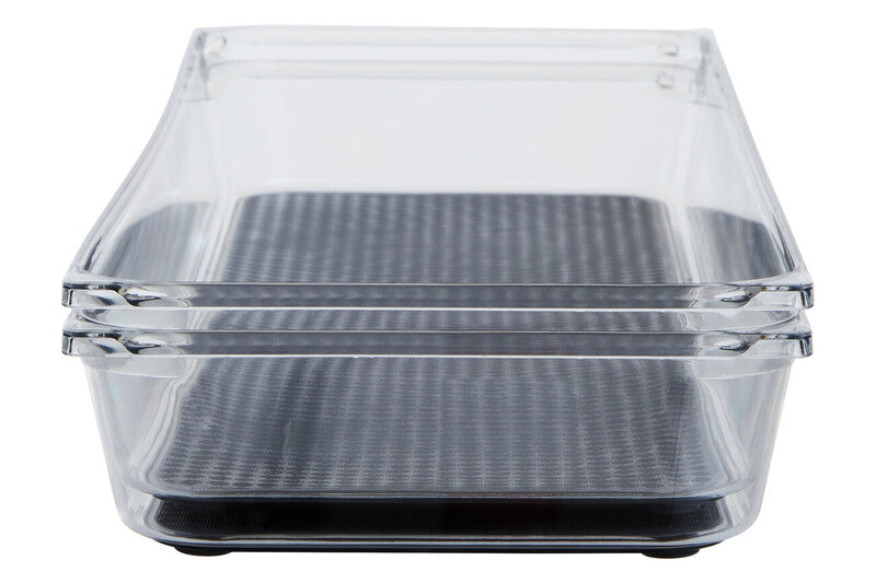 Large Set of Two Kitchen Organisers with Rubber Insert