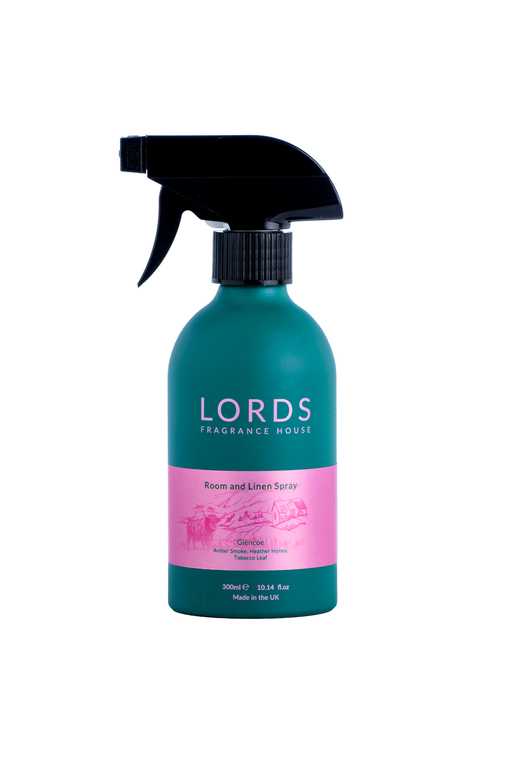 Green Aluminium Room and Linen Spray