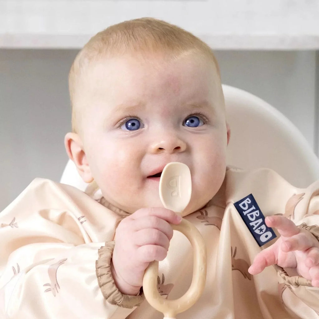 Baby Weaning Spoons Dual Ended Pack of 2 from 6 Months Fawn