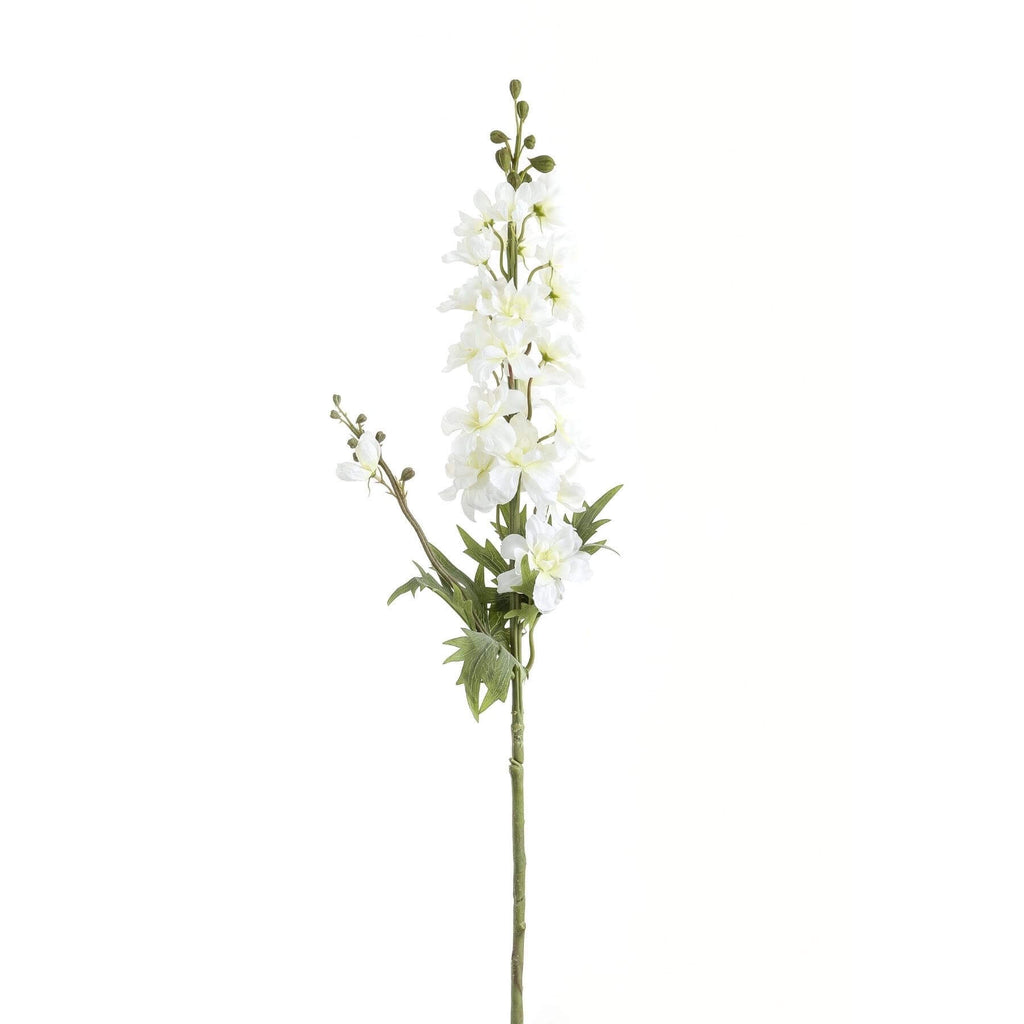Lifelike white delphinium artificial stem, 84cm tall, for elegant floral arrangements and home decor  

** by sostter at brixbailey.com