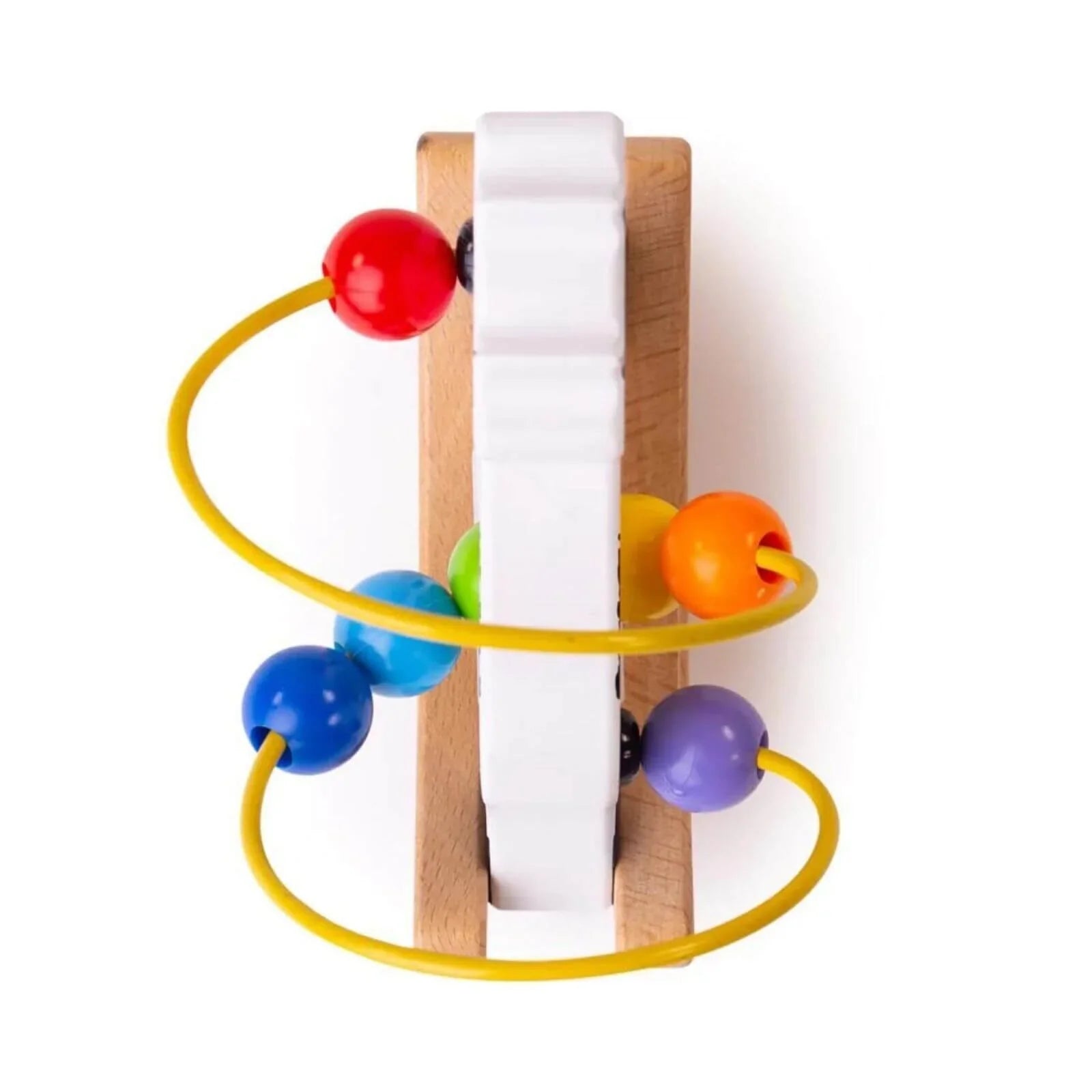 Rocking Bead Frame Cow Wooden Toy