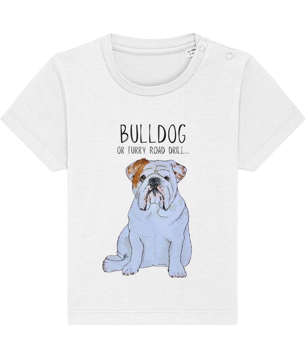 Bulldog Baby T-Shirt for Little Rebels