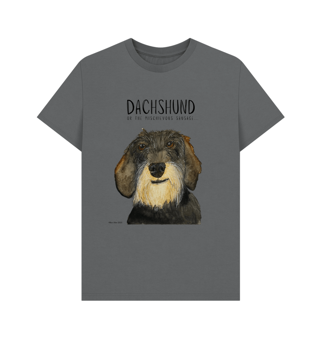 Wire Haired Dachshund T Shirt Mischievous Hot Dog Energy