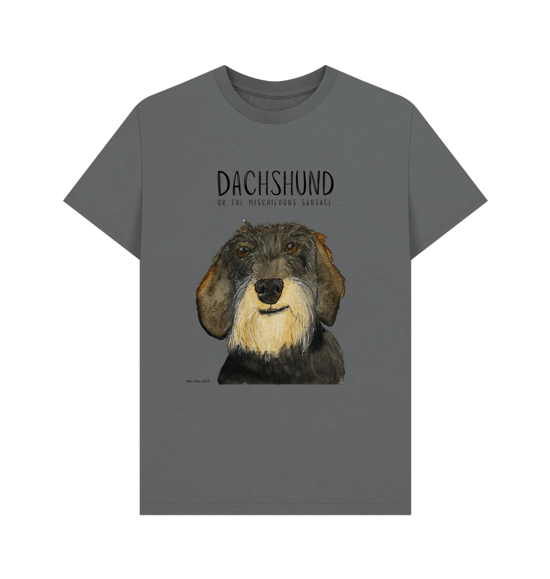 Wire Haired Dachshund T Shirt Mischievous Hot Dog Energy
