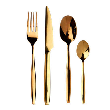 Gold Cutlery Set 16 Piece
