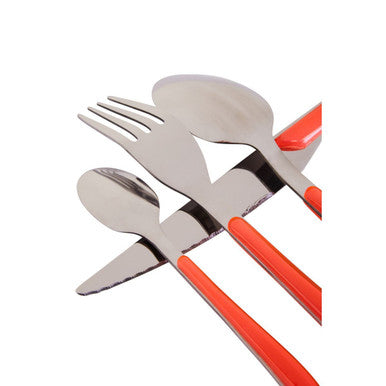 Multicoloured 24 Piece Cutlery Set