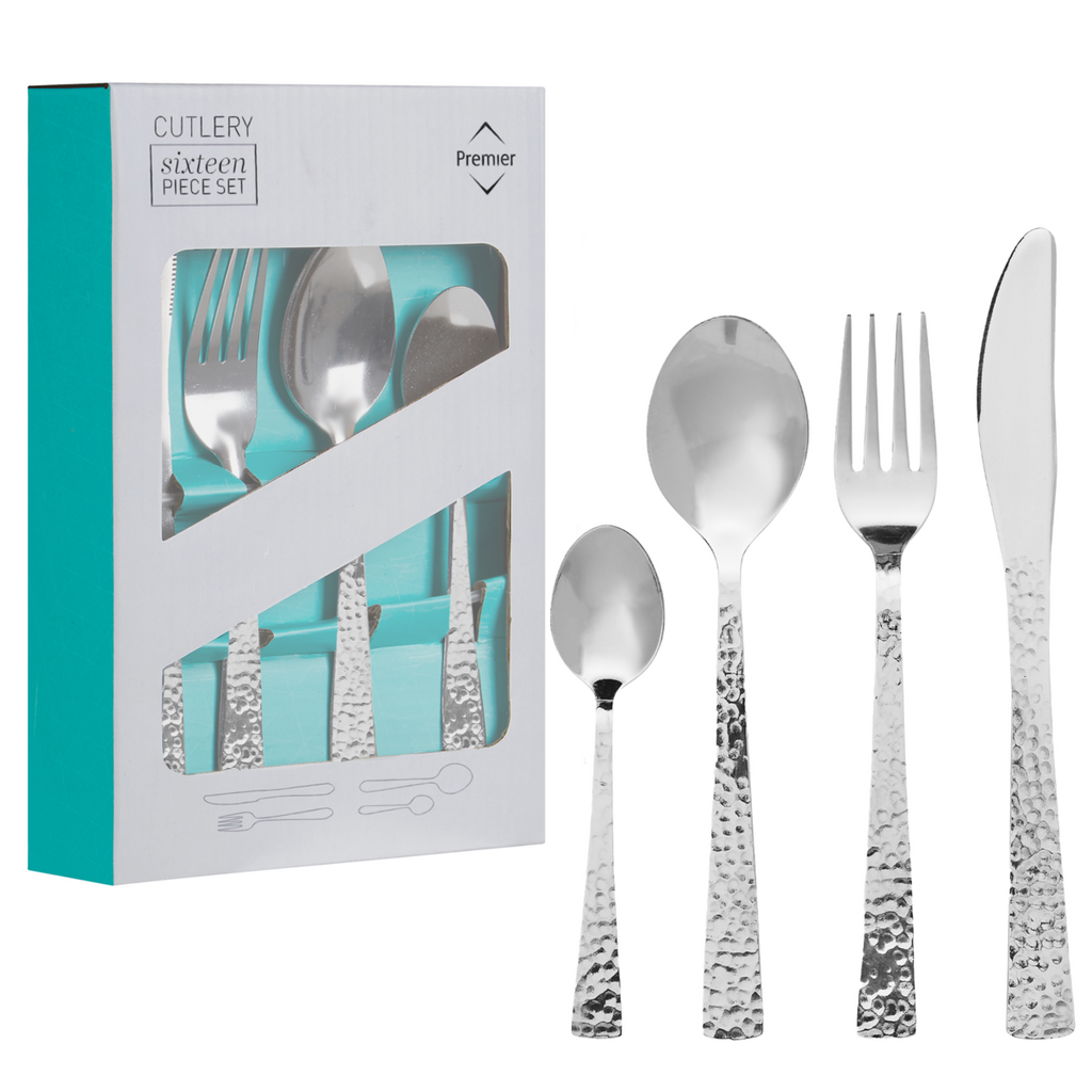 Martello 16 Piece Cutlery Set Silver