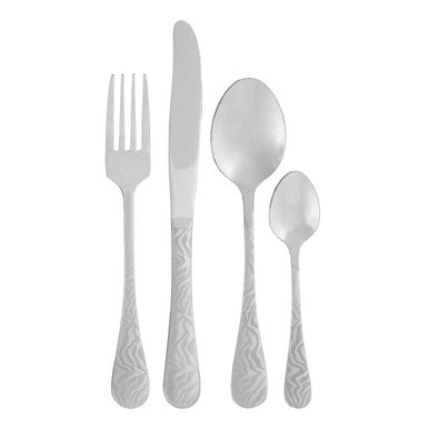 16 Piece Zebra Cutlery Set