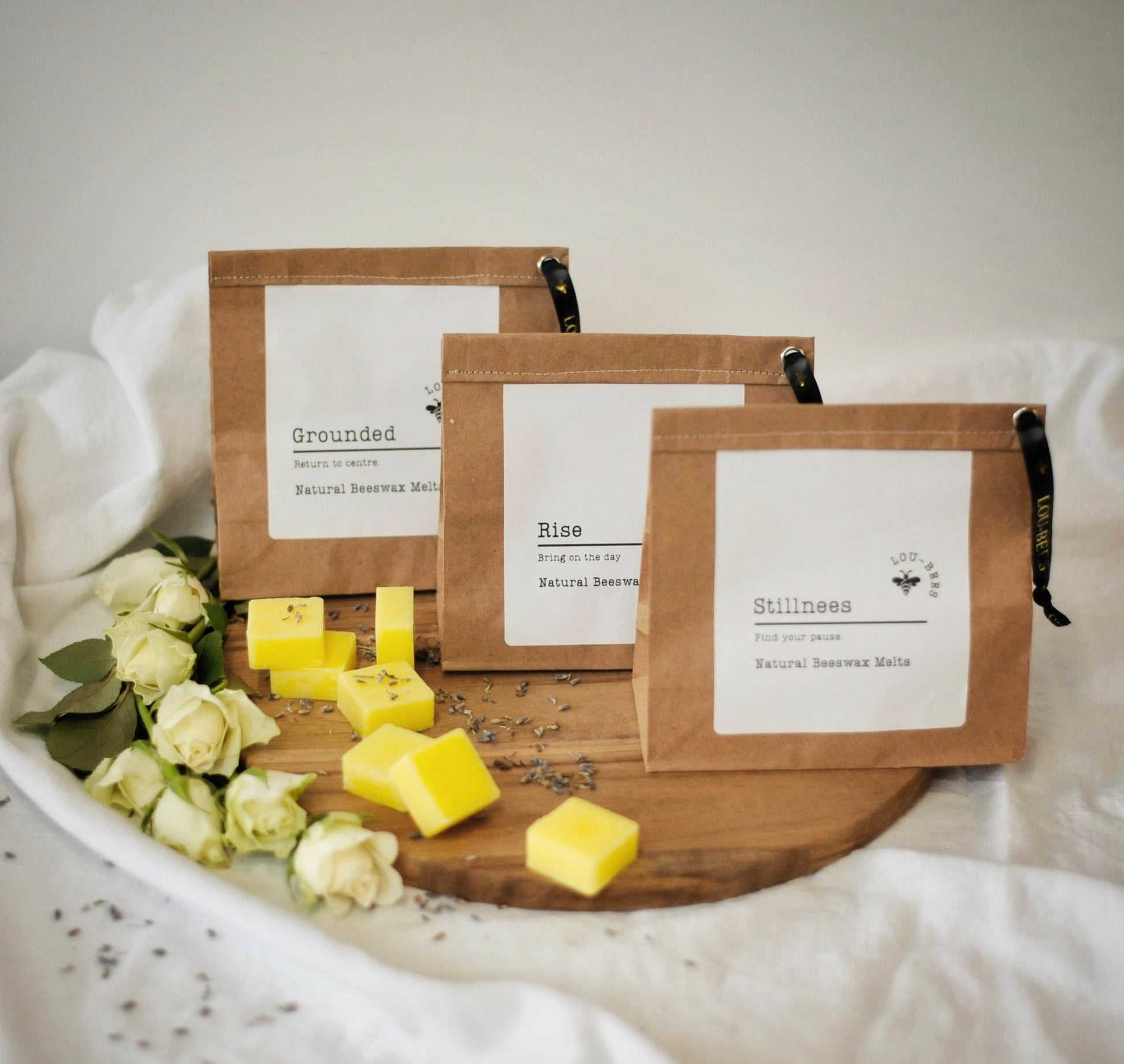 Rise Natural Beeswax Melts (Bergamot, Orange & Lavender)