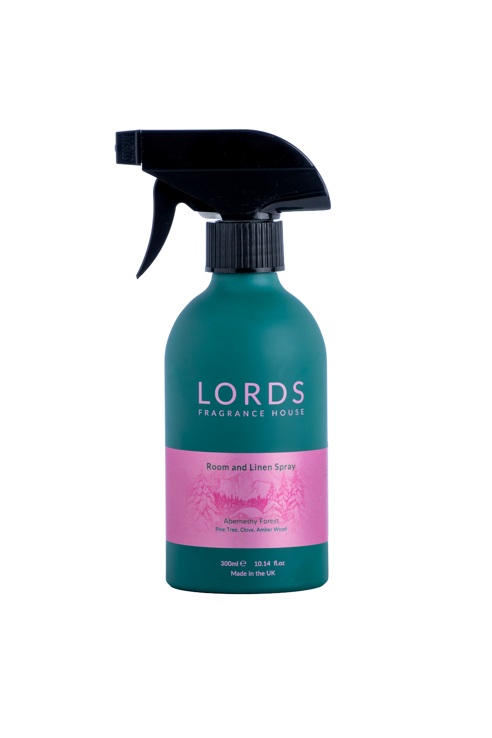 Green Aluminium Room and Linen Spray