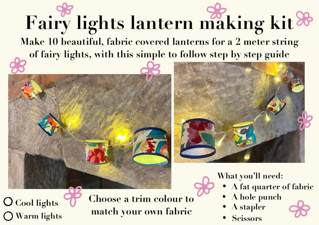 Fairy lights lantern making kit