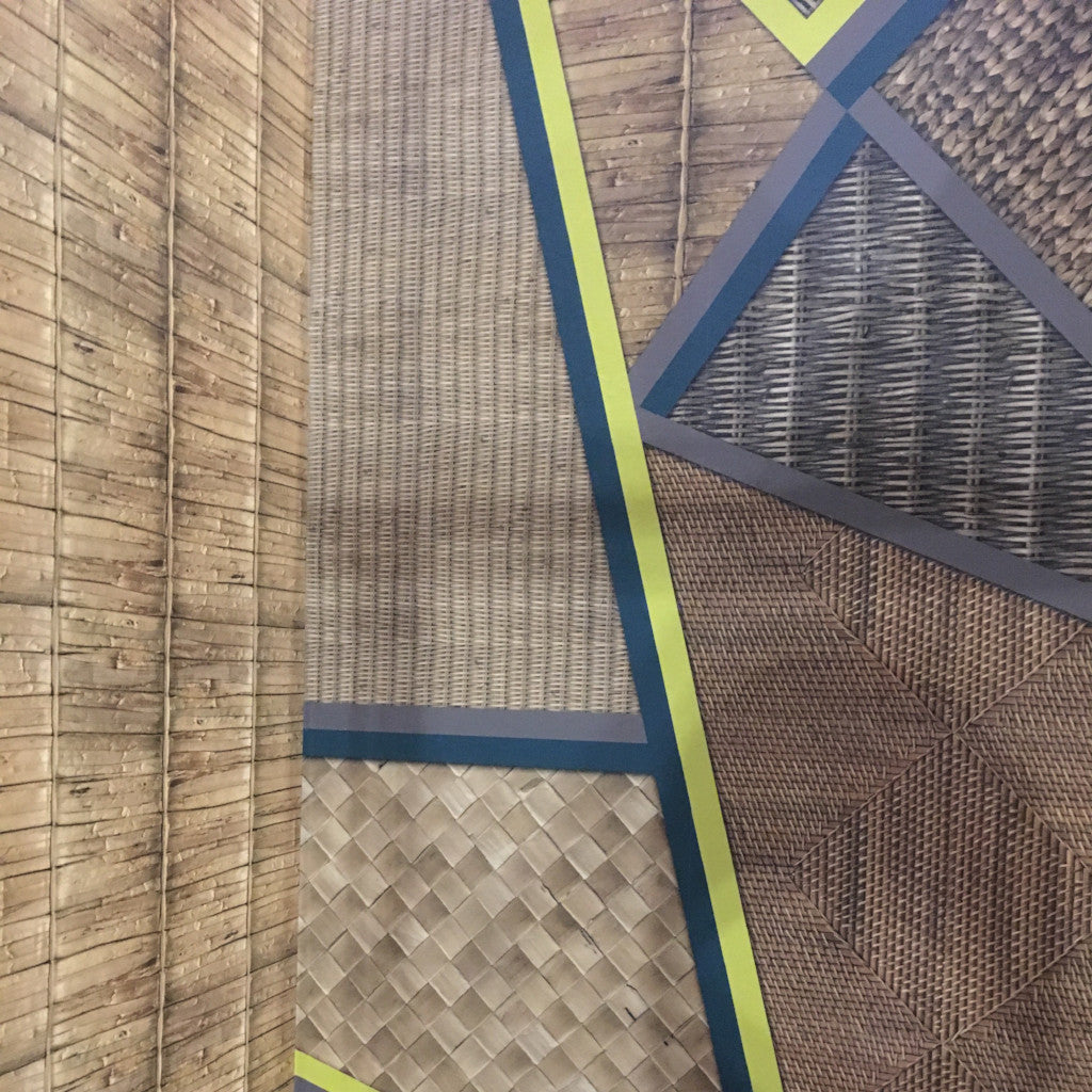 Wicker Geometric Mural Wallpaper