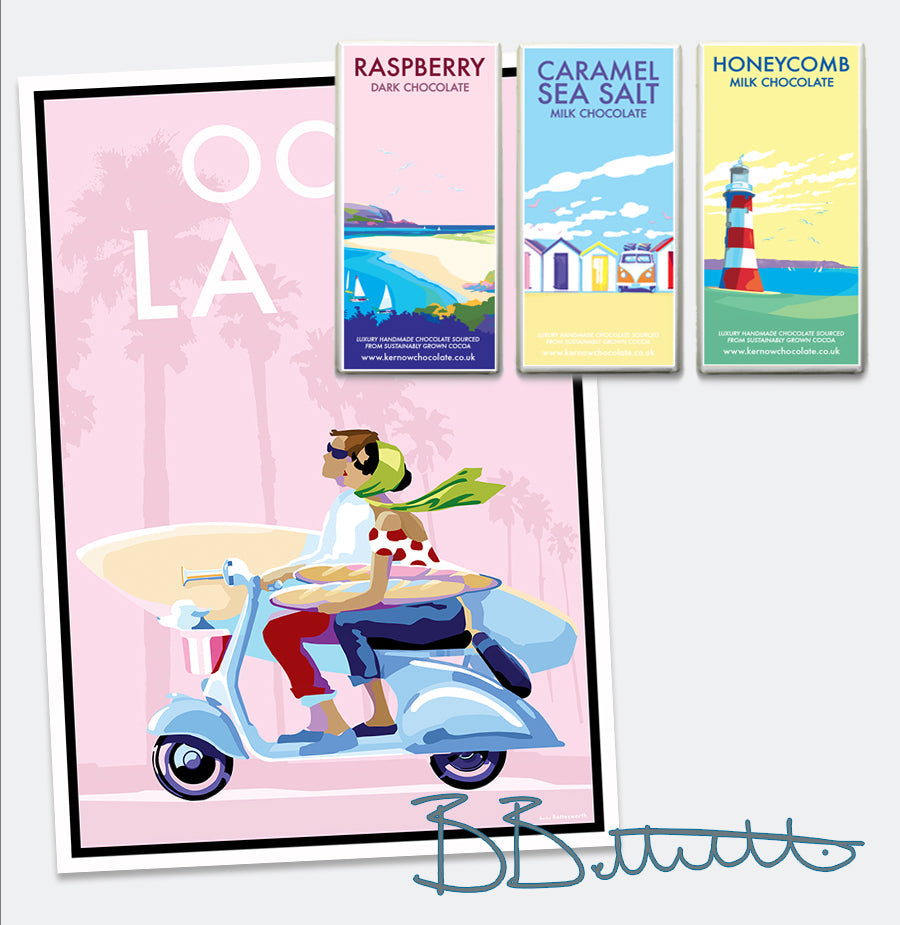 Ooh La La Vintage Style Retro Quote Poster Print