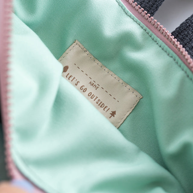 Mint Bow Backpack for Kids – Waterproof & Playful Design by Muni at www.brixbailey.com