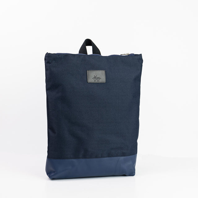 Navy Blue Backpack – Stylish & Functional for Everyday Use by Muni at www.brixbailey.com