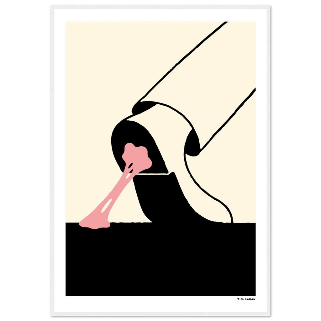 Stuck Framed Print