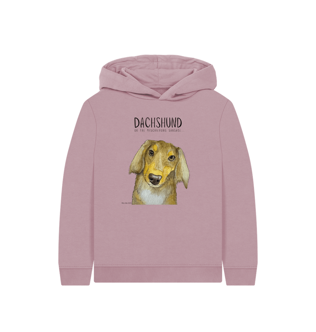Mischievous Long Haired Sausage Hoodie for Kids