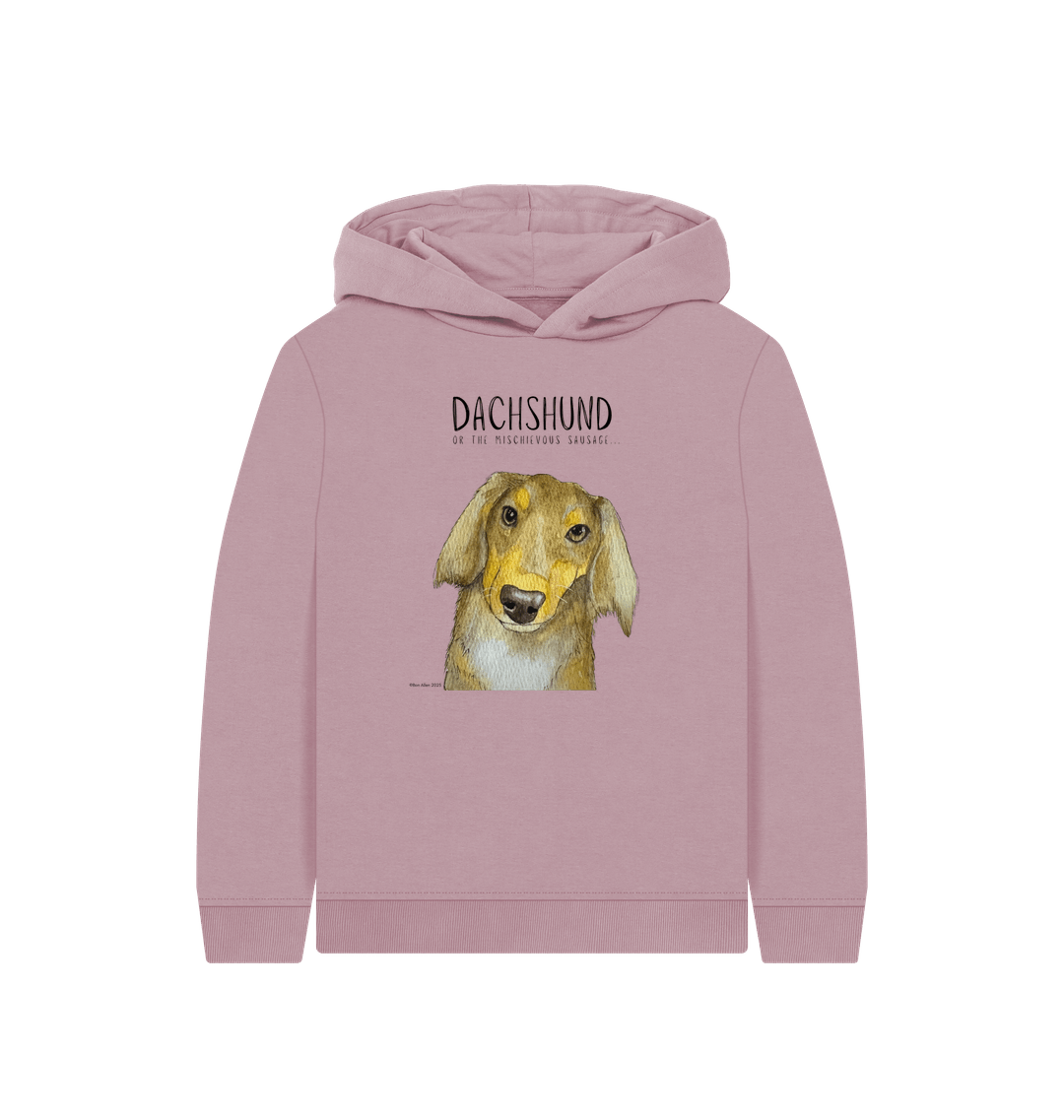 Mischievous Long Haired Sausage Hoodie for Kids