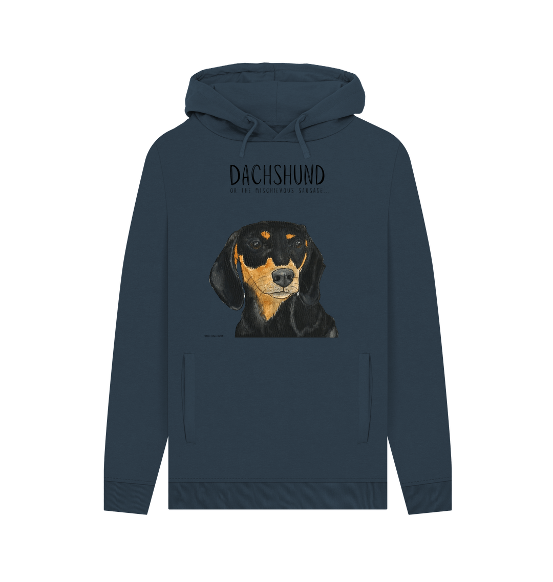 Black and Tan Dachshund Hoodie Small Legs Big Attitude