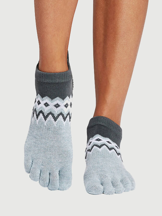 Low Rise Full Toe Yoga Grip Socks for Women