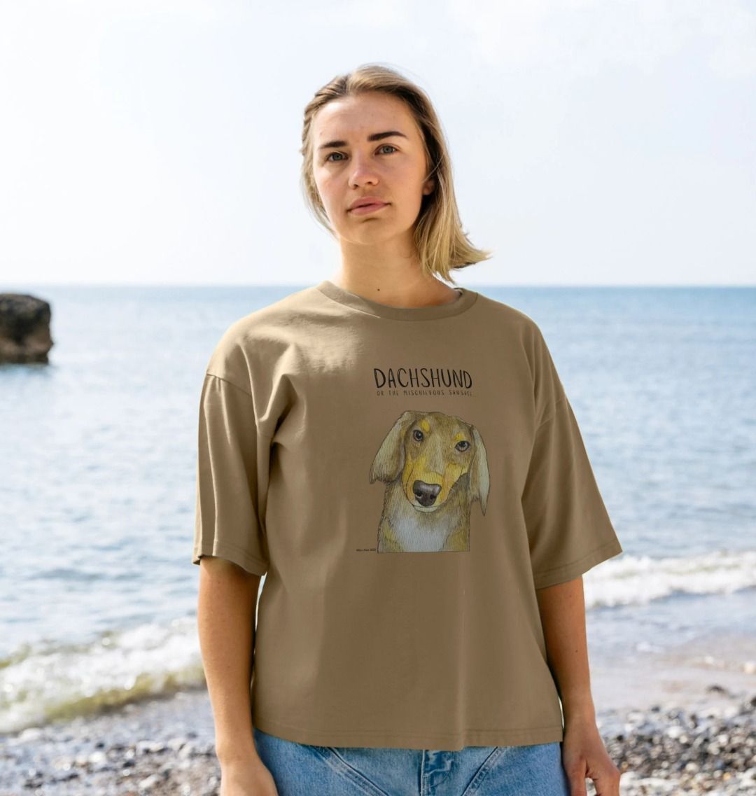 Long Haired Dachshund Women's Relaxed Fit T-Shirt