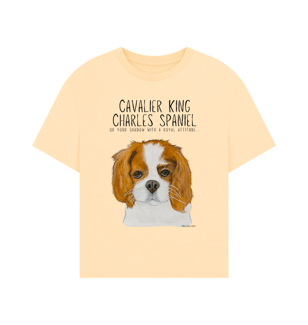 Bow Down Darling Sustainable Women's Tee with Cavalier Queen Vibes