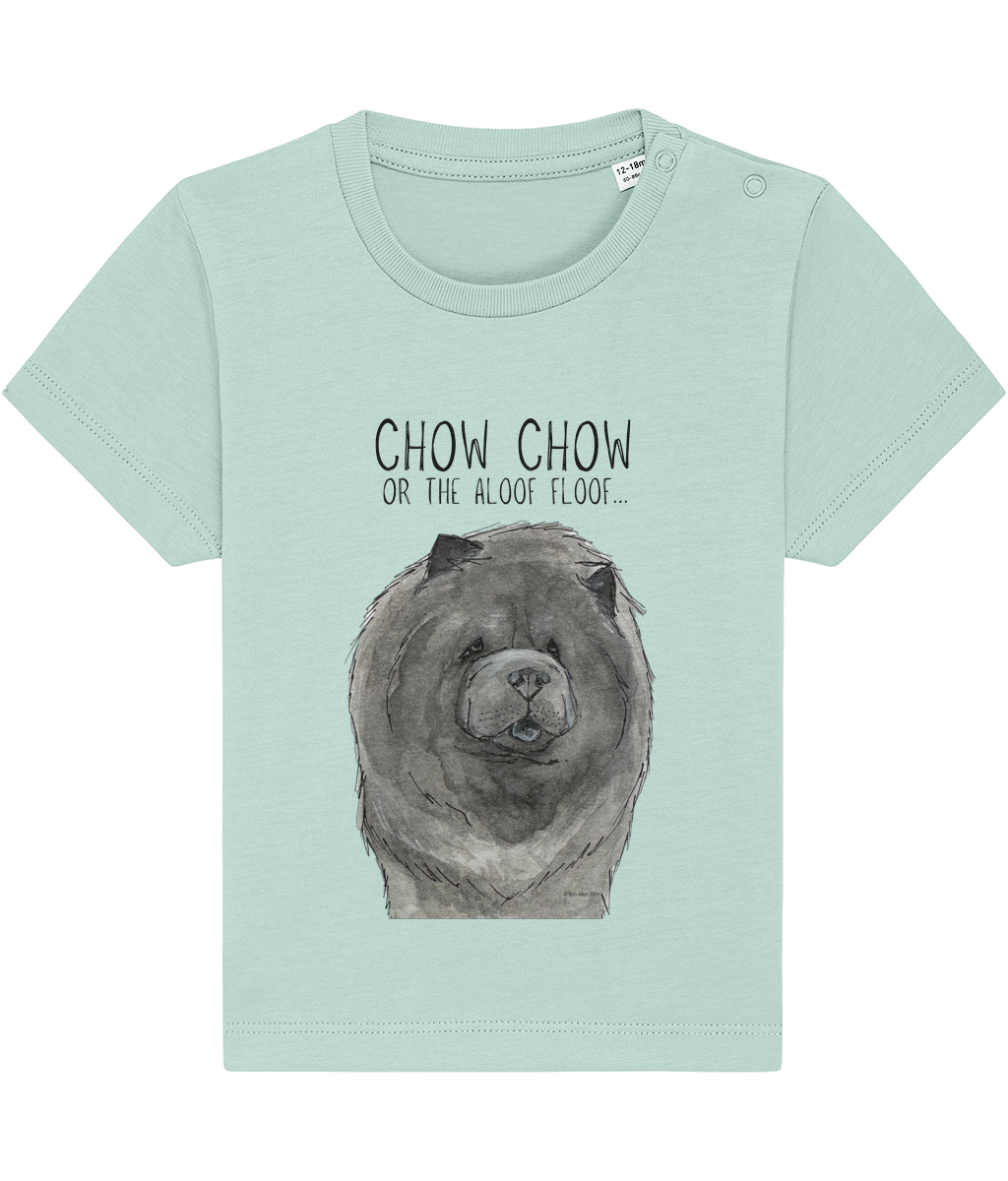 Blue Chow Chow Baby T Shirt for Little Dog Lovers
